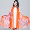 Extra Large Korean Style Chiffon Scarf - Versatile Beach Towel and Sun Protection Shawl for Women