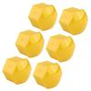 20 stuks 17mm Moer Auto Wiel Auto Naaf Schroef Bescherming Anti-diefstal Afdekkap Geel