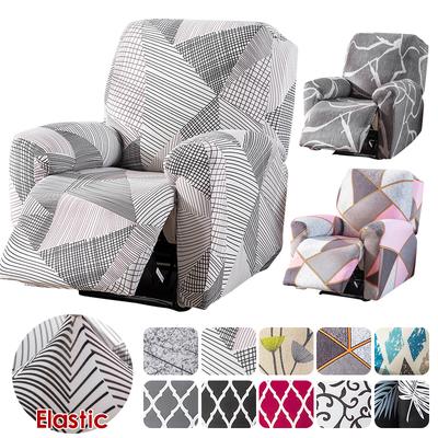 Stretch Recliner Cover Floral Printed Single Recliner Chair Cover for Recliner Non Slip Furniture Protector for Kid Pet