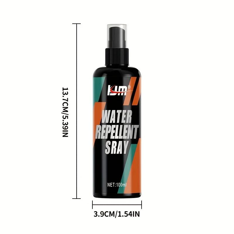 100 ml wasserabweisendes Spray - wasserabweisende Beschichtung für Autowindschutzscheibe, Spiegel und Glas, langlebiger Schutz Polierset