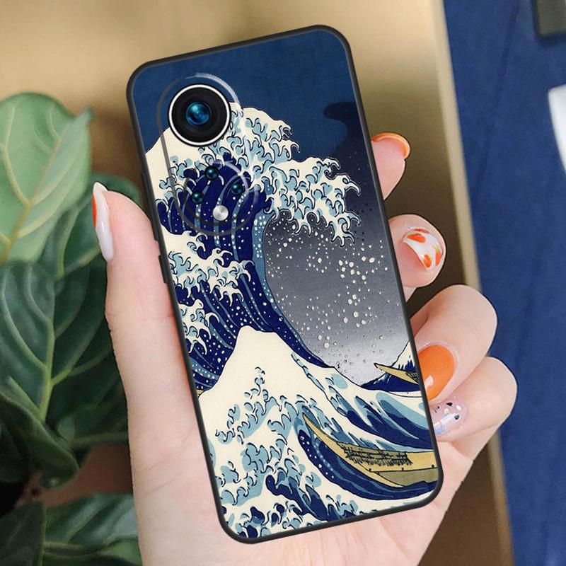The Great Wave Case For Honor X9c X9b X8b X9a X8a X8 X9 50 70 90 Lite Honor 200 Pro Magic 7 5 6 Lite Cover