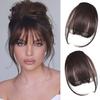 Frauen Clip-in Pony Natürliche Wispy Stirn Haar Extensions Faux Französisch Pony Mädchen