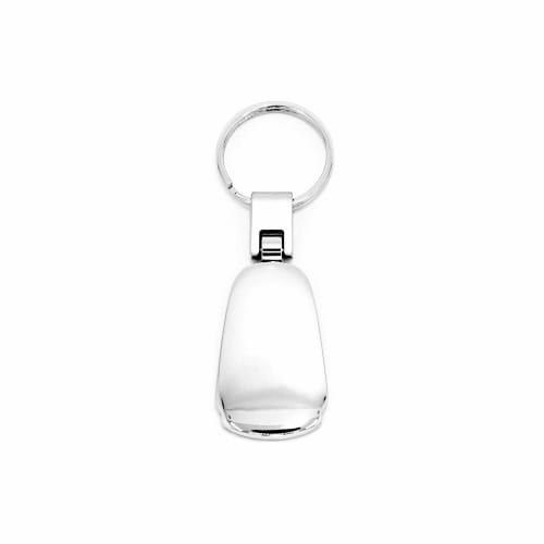 Au-TOMOTIVE Gold Metal Teardrop Keychain for Honda S2000 (Chrome), Chrome, Standard