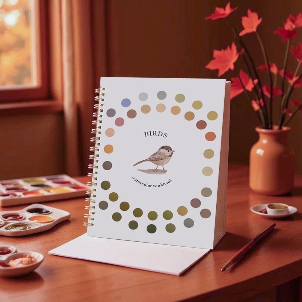 with Paint Brush Watercolor Workbook Beginner-Friendly Art Painting Supplies for Kids Adults Teens
