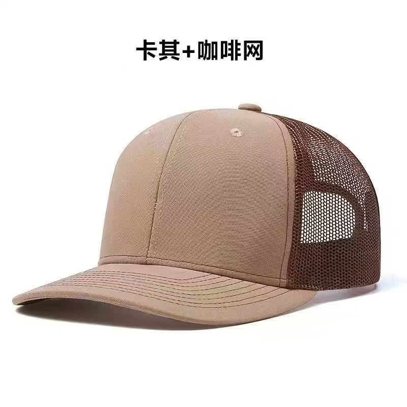 Richardson Mesh Cap Light Plate Blank Baseball Cap Adult Breathable Micro-Bending Sunshade хаки