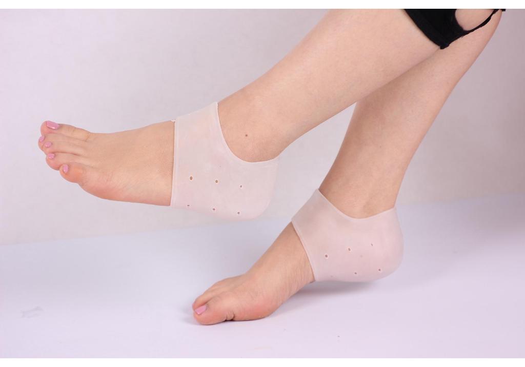 Solette Invisibili in Silicone per Talloni Douyin: Mezze solette antiscivolo bioniche da donna per aumentare l'altezza