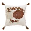 1PC Nuan Series Ins Cartoon Pumpkin Pattern Halloween Cushion Cover Plush Flow Embroidery Pillowcase for Sofa Living Room Bedroom Home Decor