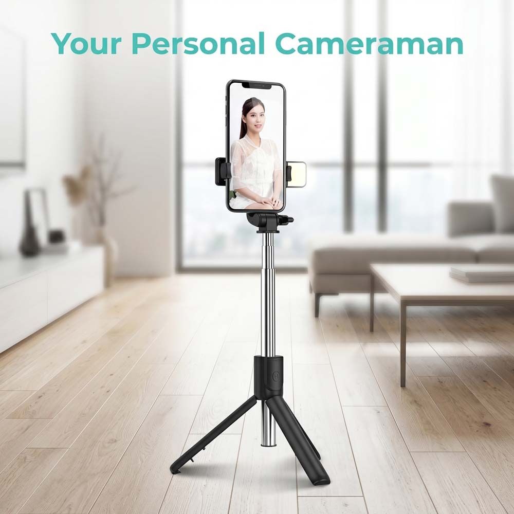 Portable Telescopic Selfie Stick 70cm Selfie Stick Tripod Bluetooth Selfie Stick  Vlog Photography