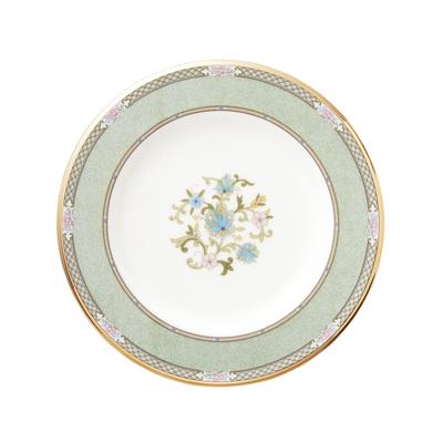 Noritake Yoshino Bone 1 Plate, 22cm, Green, China, Piece, T59511/9983-5