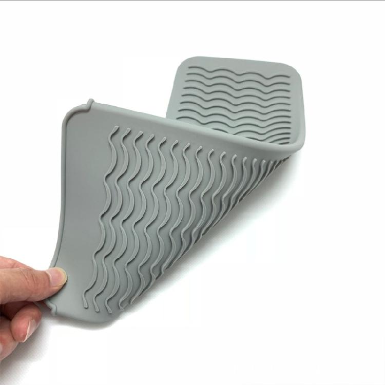 Silicone Mat Pouch For Hair Tool Heat Resistant And Practical Salon Tool Organizer For Travel Or Home Use