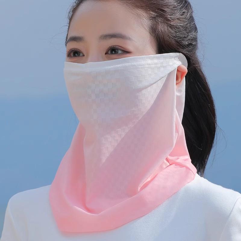 Outdoor Radsport Sonnenschutzmaske Nackenschutz Atmungsaktiv UV-Schutz Augenwinkel-Schutz Integriertes Design für den Sommer