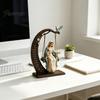 Ruhiges Wohnaccessoire Christliche Jungfrau Maria Schaukel-Ornament, Katholische Bibelvers-Dekoration, Gesegnetes Religiöses Geburtstagsgeschenk für Frauen