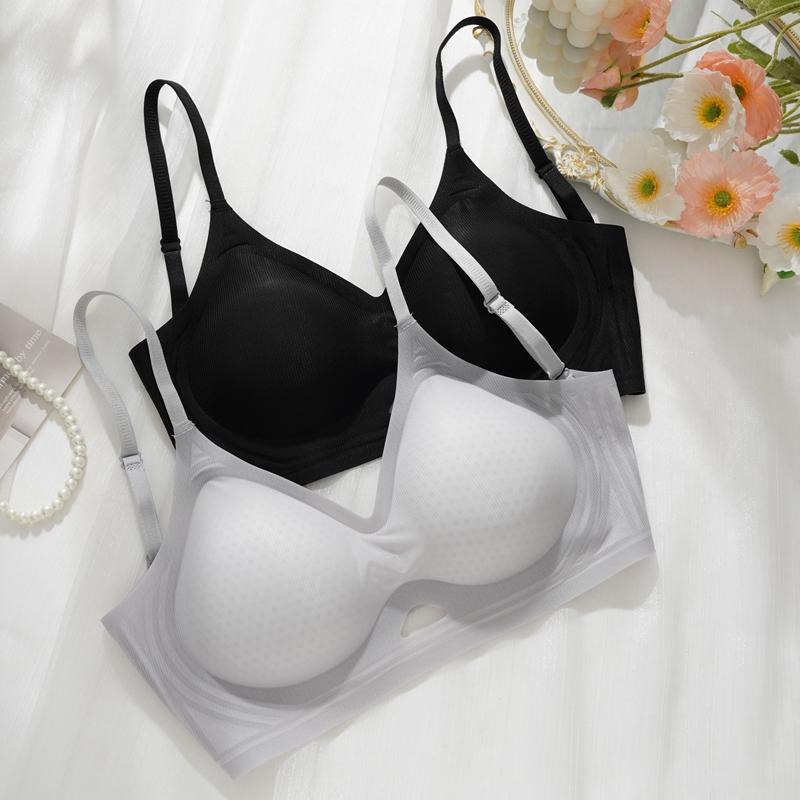 Non-marking Summer Cool Feeling Outside Expanding U Back Underwear Top Support Anti-sagging Side Breasts Bra