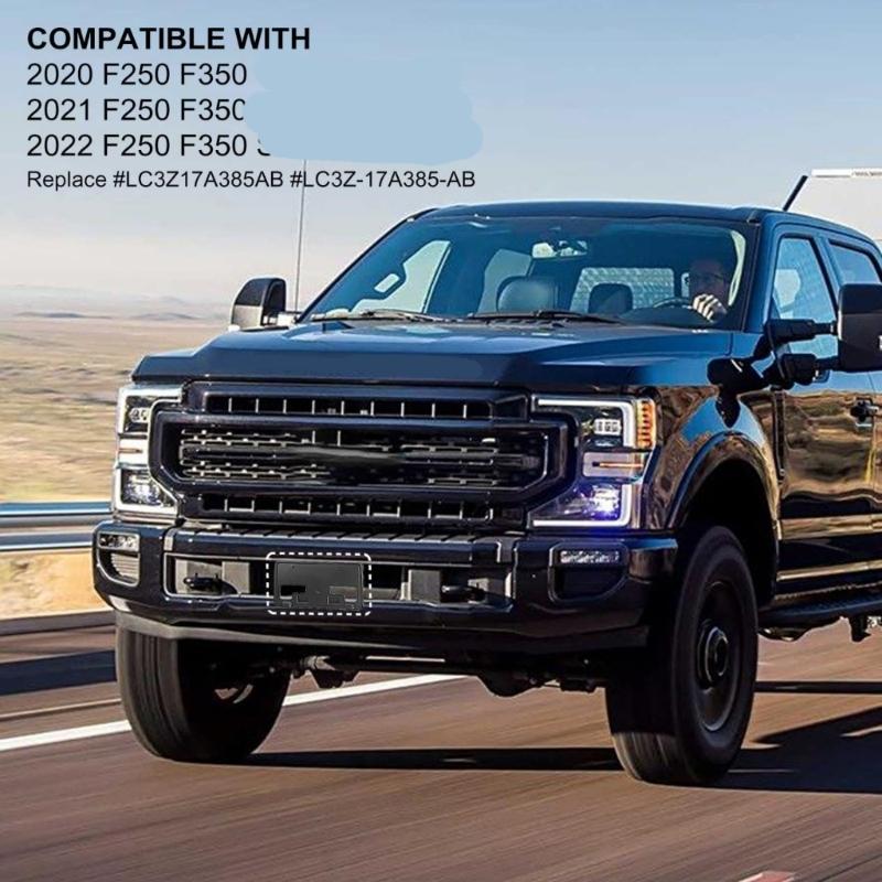 Direct Fit License Plate Mounting Bracket Part Number LC3Z17A385AB Replacement Parts For F250 F350 Models