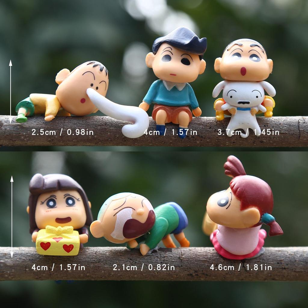 Crayon Shin-chan Friends Series Mini Figure Blind Box: Creative DIY Ornaments