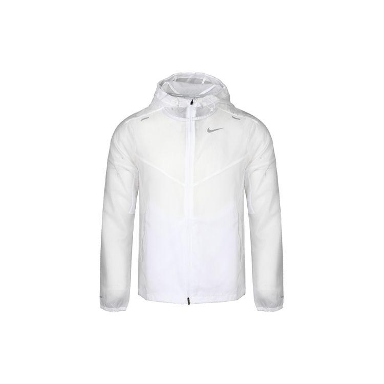 Мужская тканая куртка с капюшоном Nike Windrunner, белая CK6342-100 L