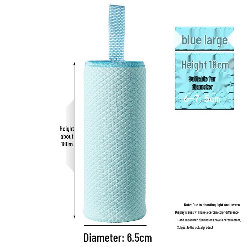 Univerzální ruční izolovaný protiskluzový embosovaný skleněný návlek na kelímek pro tepelnou izolaci a ochranu