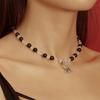 Diamonds Spiders Exaggerated Clavicle Chain Female Temperament Handmade Beaded All-matched Crystal Stone Necklace