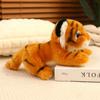 Simulation Baby Get Down Tiger Plush Toy Stuffed Soft Wild Animal Forest Tiger Pillow Dolls for Kids Boys Birthday Gift Valentin