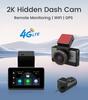 Skywonder A3 Professional Dashcam Video Recorder Dual Lens Parking Monitoring Built-in GPS WiFi Hotspot Two-Way Voice Intercom