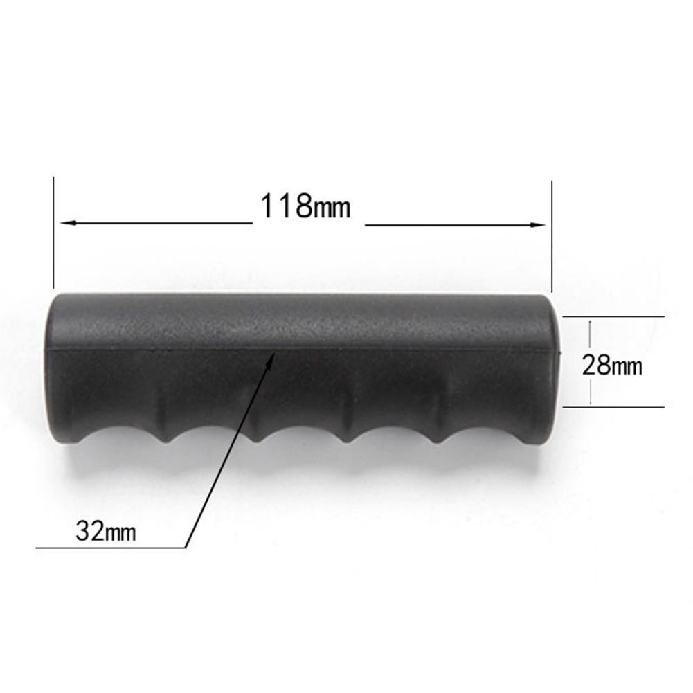 2 PCS Handle Cover Black Plastic Rubber Weatherproof