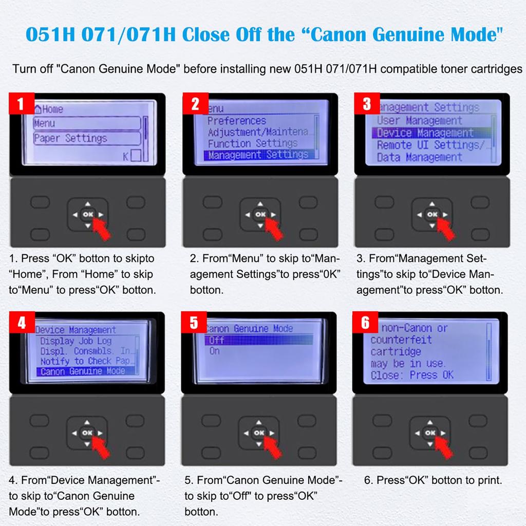 TOPRINT 071H CRG071H Compatible Toner High 2500 for Canon ImageCLASS LBP120 and MF270 Series CRG-071H Cartridge, Yield, Pages, Black, LBP121, LBP122,