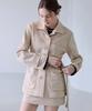 Hye Young Kim Cord Set Suede Mini Skirt - Light Beige