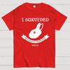 I Survived The Rabbit Of Caerbannog 932A.D Unisex 100% Cotton Summer Casual Cool Loose T-Shirt