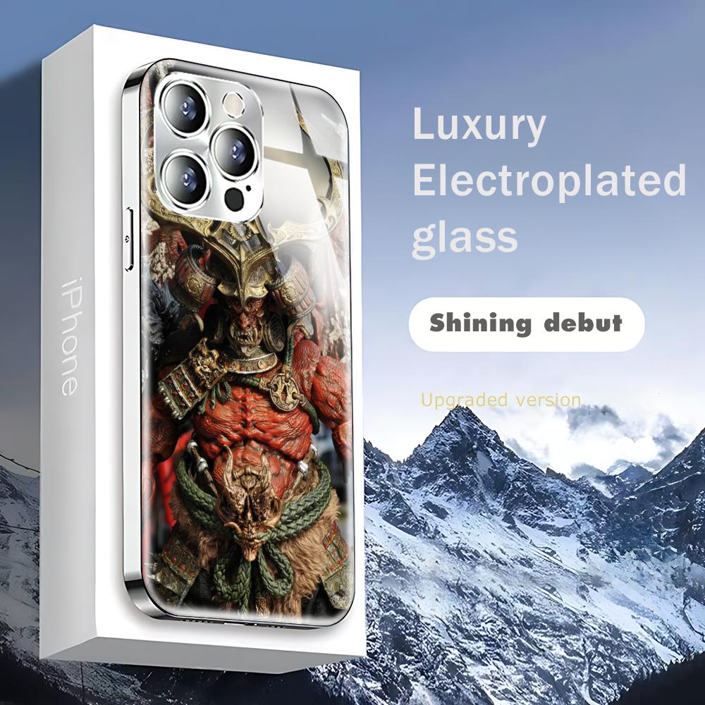 new game Nioh 3 Phone Case For iphone 17 16 15 14 13 12 Pro Plus Max New Electroplated glass Case iPhone17