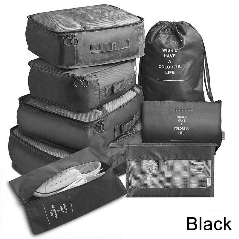 8pcs/Set para Bolsas Organizador de Viajes Accesorios Maleta De Equipaje  Organizador Impermeable Bolsa de Lavado De Ropa Organizador Bolsa comprar a  buen precio — entrega gratuita, reseñas reales con fotos — Joom