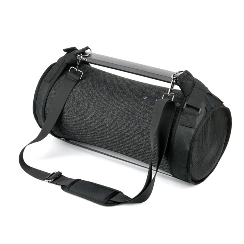 Shoulder Carrying Case Speaker Storage Bag Breathable PVC Fabric Straps Cover for SRS-XG500