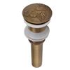 Bathroom Kitchen Sink Drain All Copper Pop Up Sink Drain Non Leakage Stable Sink Drain Hole Free