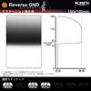 KANI 100mm Width Square Filter Half ND Filter Premium LR MC Reverse GND Light Attenuation Effect Up To 2 Stops Color Fog Prevention Low Reflection