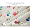 Clearance: Girls' Floral Smocked Short-Sleeve Dress - Summer 2025 Korean Style