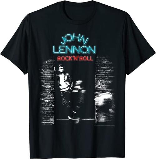 

Футболка Top Tee з принтом Джона Леннона Rock n Roll M