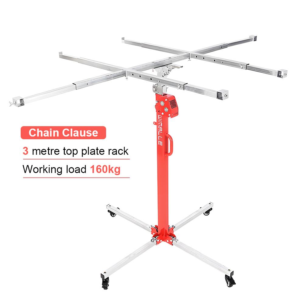 Gypsum Board Lifter Hand-cranked Lamp Mounting Lifting Bracket Lifting Mobile Stand Holder Small Ceiling Hole Punching Bracket