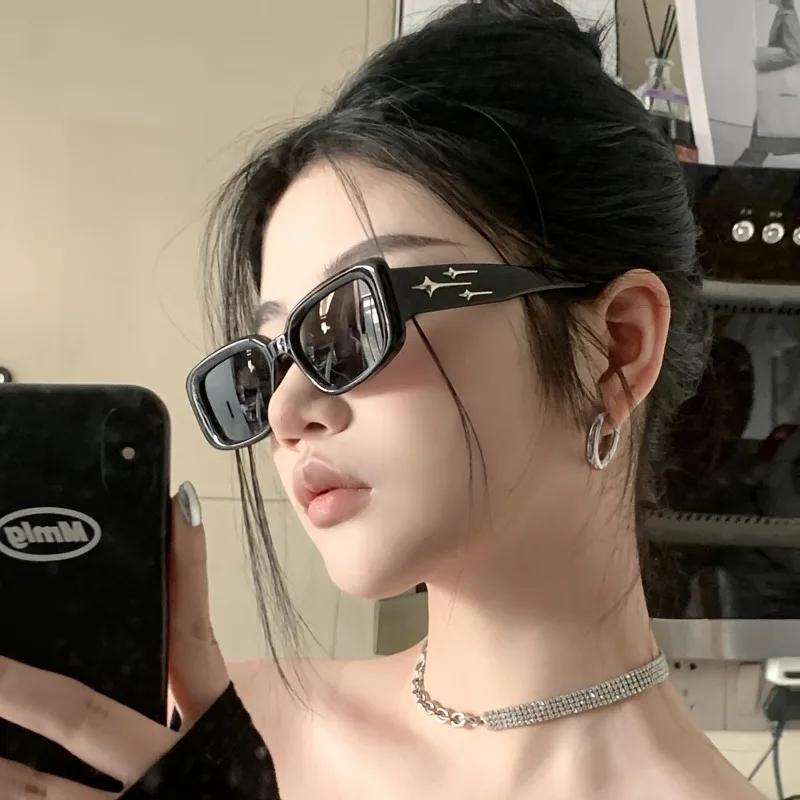 2pcs Casual Women Square Black Vintage Lovely Classic Lively Elegant Sweet Ins Style Modern Simple Style Fashion Glasses Summer