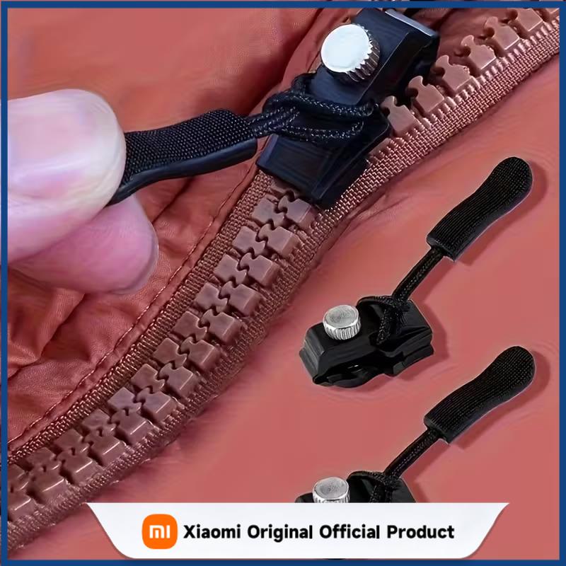 Xiaomi 6pcs Zipper Repair Kit with Detachable Pulls & Sliders for Bags, Jackets, Shoes, No-Tools Needed