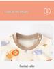 Jingqi Toddler Autumn Pure Cotton Warm Underwear Set – Girls' Two-Piece Pajamas