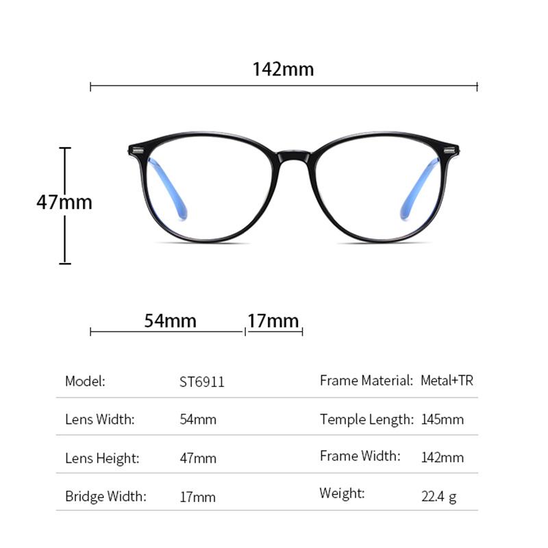RBENN Fashion Ultralight TR90 Reading Glasses Men Women Classic Anti Blue Light Computer Reader with Diopter +0.5 0.75 1.50 2.50