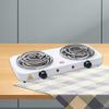 Countertop Double Burner Electric Cooking Stove for Stewing Braising Boiling Heating Tube
