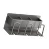 Toothbrush Holder Rack Punch Free Wall Mounted Space Saving Electric Toothbrush Hanger Rack Bathroom Accessories Gray 3