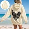 Comfortable Unisex Casual Long Sleeve Hooded Sweatshirt with Print for Men and Women