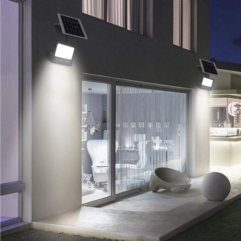 Outdoor Waterproof LED Solar Power Human Body Induction Lights Garden Wall Lamp Remote Control