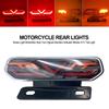 12V Motorcykel Bakljus LED Motorcykel Bromsljus ATV Bakljus Motorcykel Stopp Blinkers Blinkers