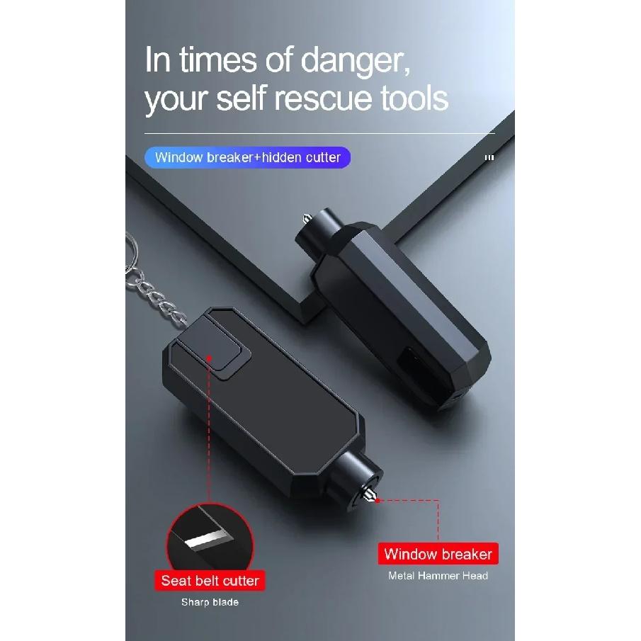 Martello di sicurezza per auto rompivetro di emergenza martello multifunzione di sicurezza per auto martello di salvataggio articoli di sicurezza Accessori