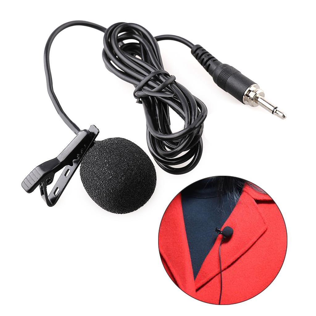 Upgrades Your Sound System with this Mini Lavalier Lapel Microphone Plug and Play Easy Installation Unidirectional