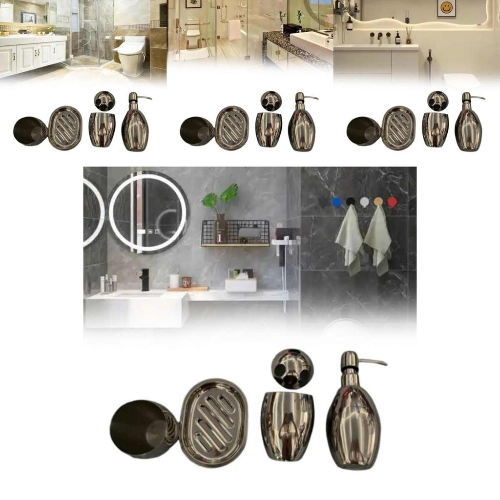 Stainless Steel Hand Soap Dispenser Bathroom Decor With Press Button For Bathroom