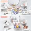 Acrylic Headband Holder Hair Accessories Organizer Clear Stand for Girls Clear Hair Ties Holder Headband Display Stand