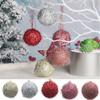 5cm Glitter Fiber Ball Bright Bright Silk Foam Winding Ball Christmas Decoration Ball  Festival